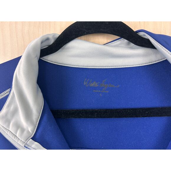 Walter Hagen Men’s Blue Quarter Zip Pullover Performance Top Size L - Picture 9 of 9